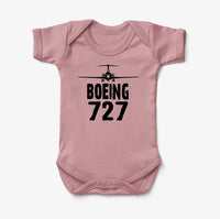Thumbnail for Boeing 727 & Plane Designed Baby Bodysuits
