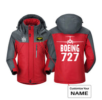 Thumbnail for Boeing 727 & Plane Designed Thick Winter Jackets