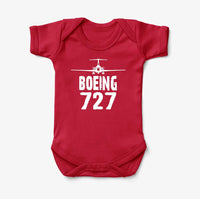 Thumbnail for Boeing 727 & Plane Designed Baby Bodysuits