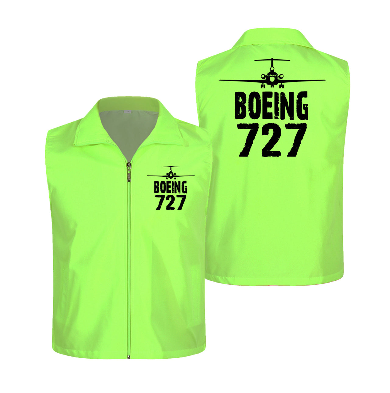 Boeing 727 & Plane Designed Thin Style Vests
