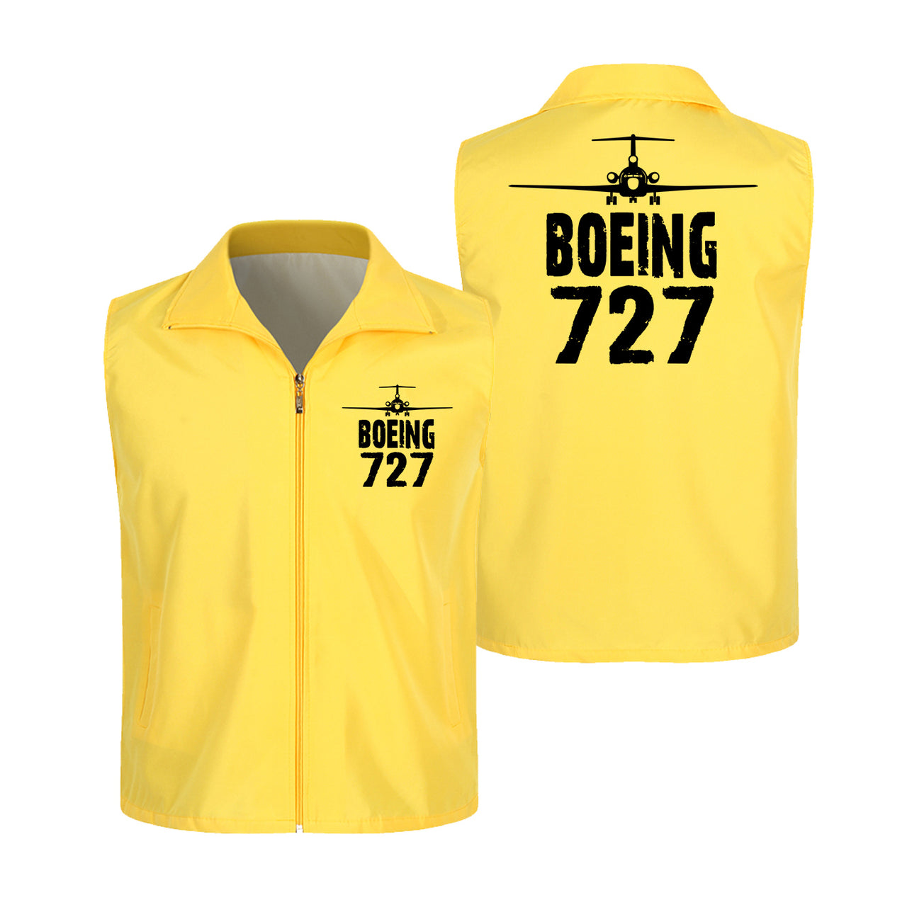 Boeing 727 & Plane Designed Thin Style Vests