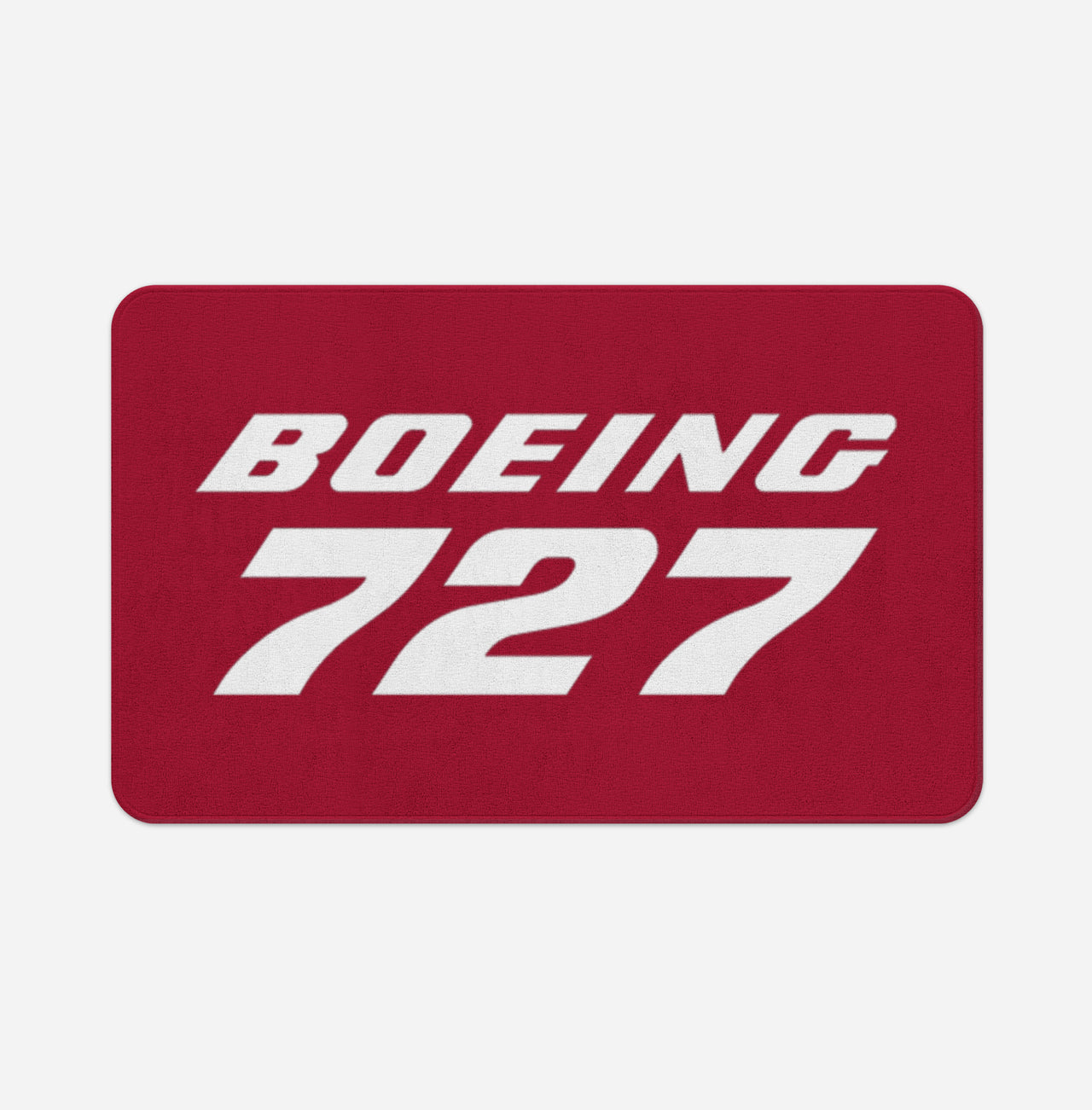 Boeing 727 & Text Designed Bath Mats