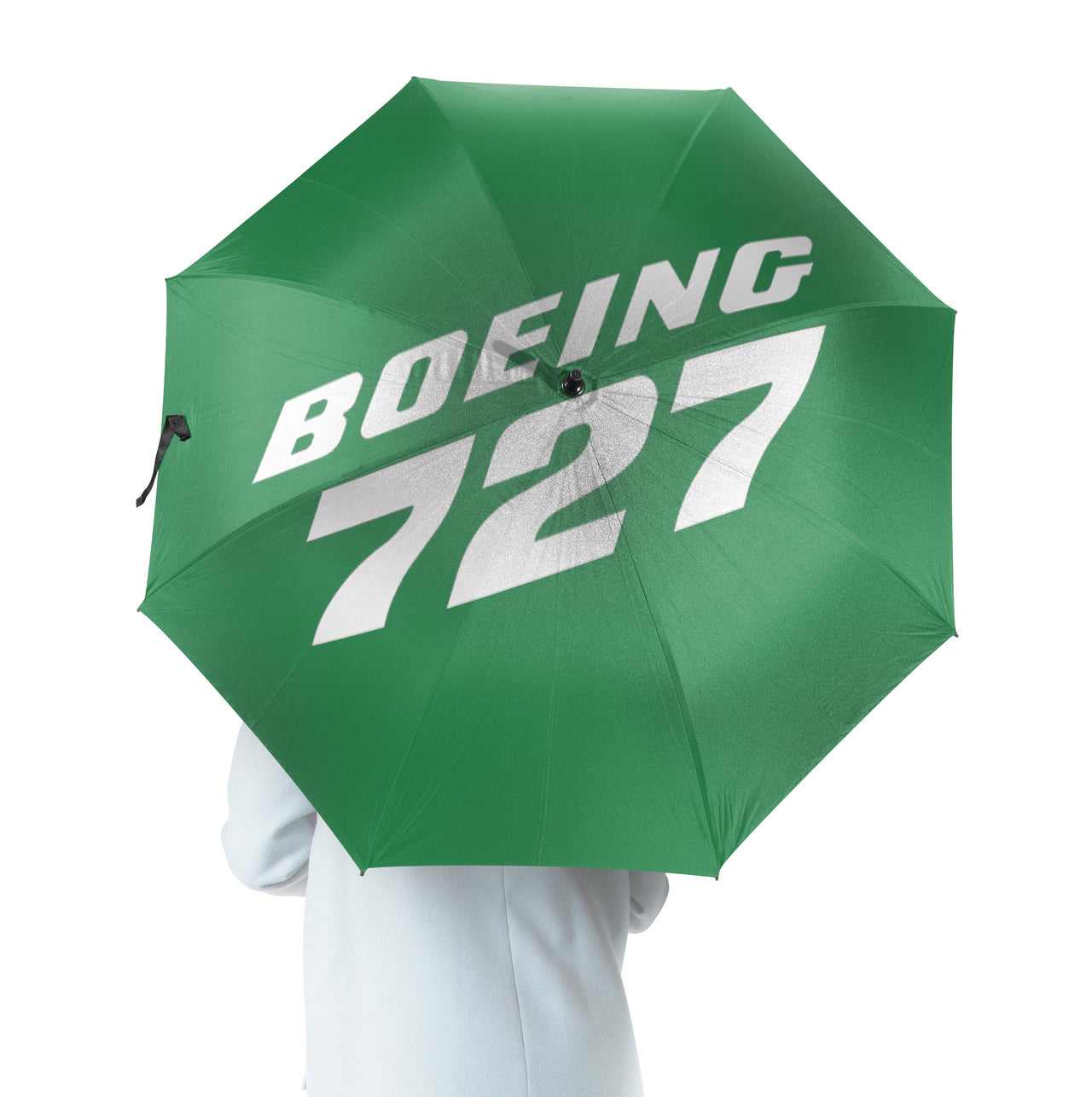Boeing 727 & Text Designed Umbrella