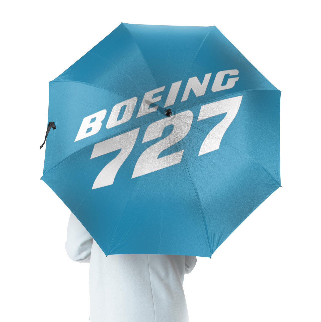 Boeing 727 & Text Designed Umbrella