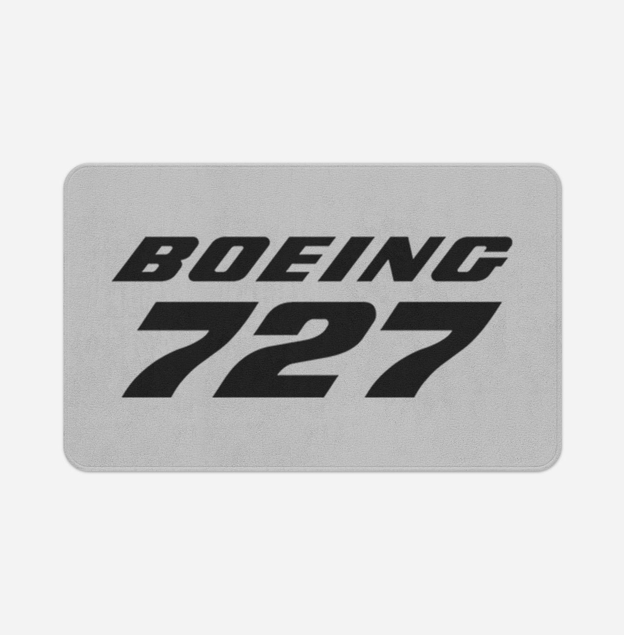 Boeing 727 & Text Designed Bath Mats