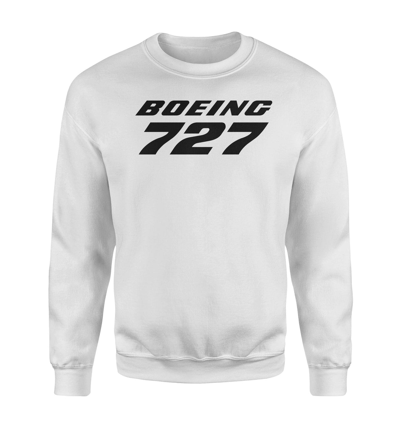 Boeing 727 & Text Designed Sweatshirts