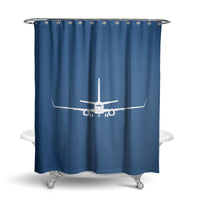 Thumbnail for Boeing 737-800NG Silhouette Designed Shower Curtains