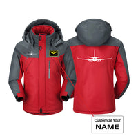 Thumbnail for Boeing 737-800NG Silhouette Designed Thick Winter Jackets