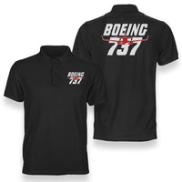 Thumbnail for Amazing Boeing 737 Designed Double Side Polo T-Shirts