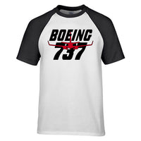 Thumbnail for Amazing Boeing 737 Designed Raglan T-Shirts