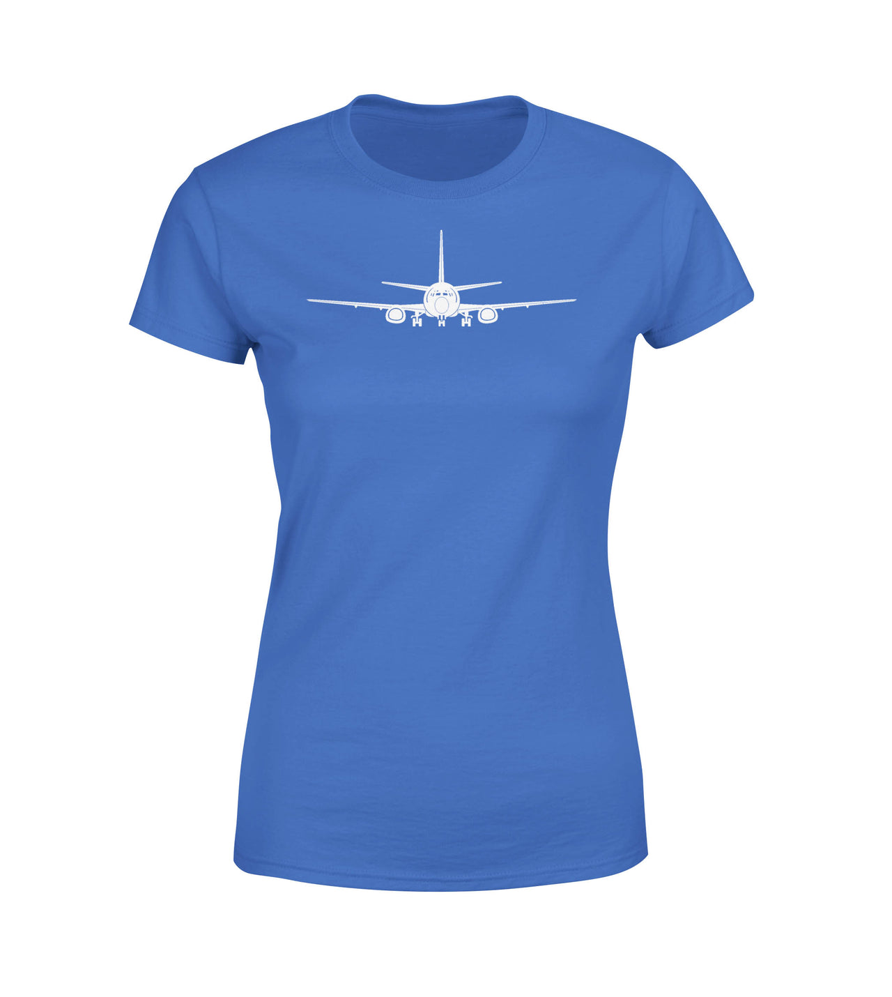 Boeing 737 Silhouette Designed Women T-Shirts
