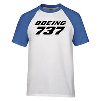 Thumbnail for Boeing 737 & Text Designed Raglan T-Shirts