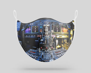 Boeing 737 Cockpit Designed Face Masks