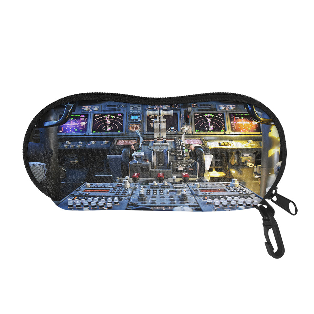 Boeing 737 Cockpit Designed Glasses Bag