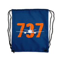 Thumbnail for Boeing 737 Designed Drawstring Bags