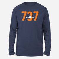 Thumbnail for Boeing 737 Designed Long-Sleeve T-Shirts