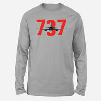 Thumbnail for Boeing 737 Designed Long-Sleeve T-Shirts