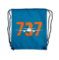 Thumbnail for Boeing 737 Designed Drawstring Bags