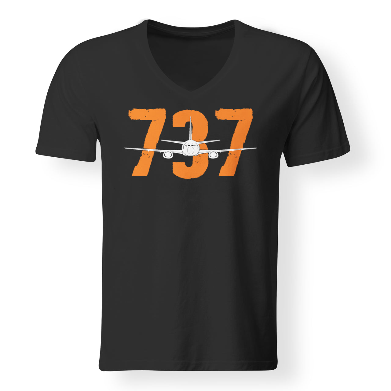 Boeing 737 Designed V-Neck T-Shirts