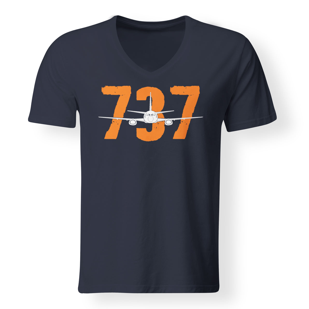 Boeing 737 Designed V-Neck T-Shirts