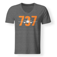 Thumbnail for Boeing 737 Designed V-Neck T-Shirts