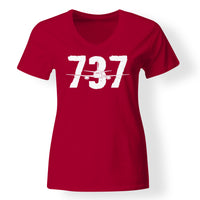 Thumbnail for Boeing 737 Designed V-Neck T-Shirts