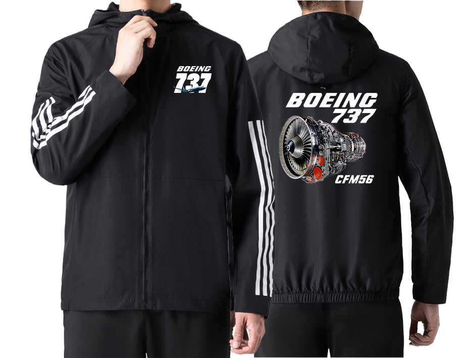 Boeing 737 Engine & CFM56 Designed Sport Style Jackets