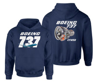 Thumbnail for Boeing 737 Engine & CFM56 Designed Double Side Hoodies