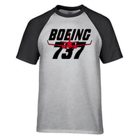 Thumbnail for Amazing Boeing 737 Designed Raglan T-Shirts