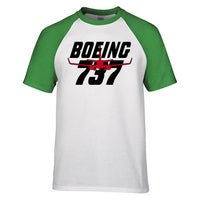 Thumbnail for Amazing Boeing 737 Designed Raglan T-Shirts