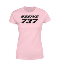 Thumbnail for Boeing 737 & Text Designed Women T-Shirts
