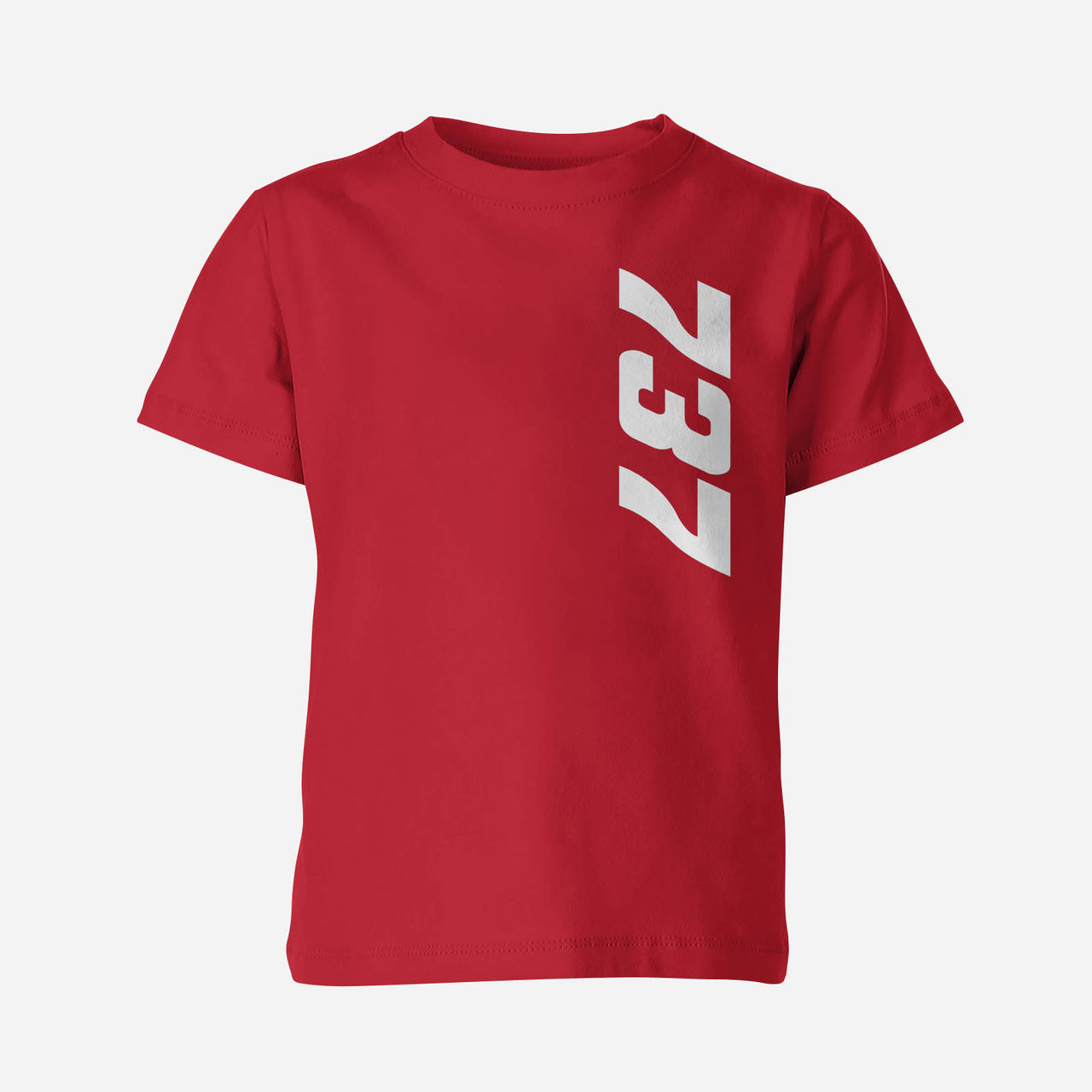 737 Side Text Designed Children T-Shirts