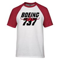 Thumbnail for Amazing Boeing 737 Designed Raglan T-Shirts