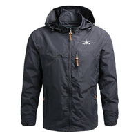 Thumbnail for Boeing 737 Silhouette Designed Thin Stylish Jackets