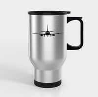 Thumbnail for Boeing 737 Silhouette Designed Travel Mugs (With Holder)