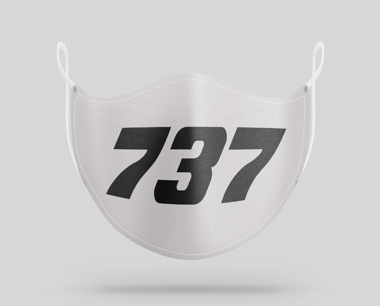 Boeing 737 Text Designed Face Masks