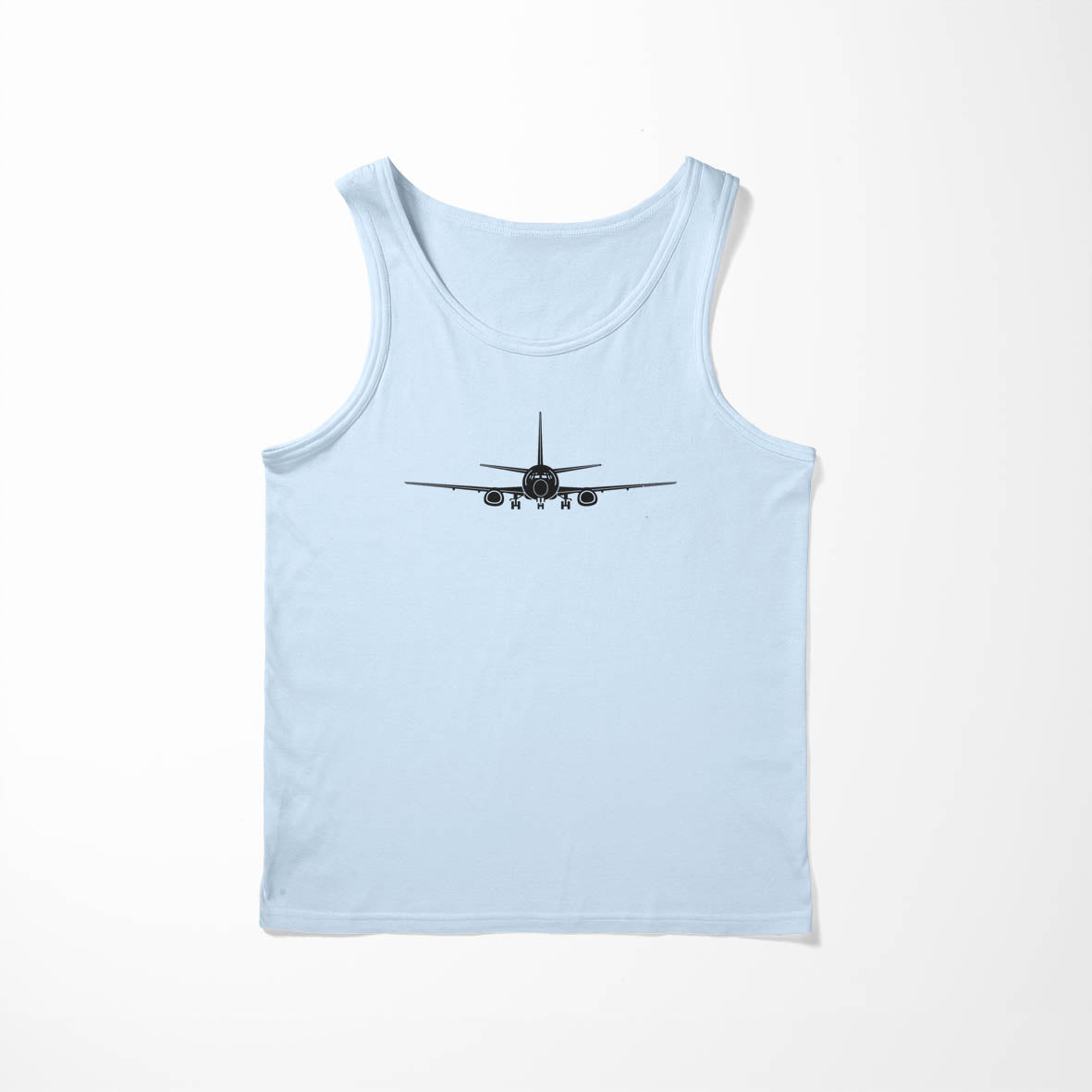 Boeing 737 Silhouette Designed Tank Tops