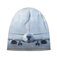 Thumbnail for Boeing 737 & City View Behind Designed Knit 3D Beanies