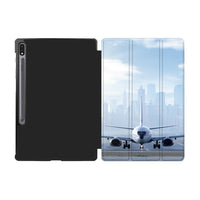 Thumbnail for Boeing 737 & City View Behind copy Designed Samsung Tablet Cases