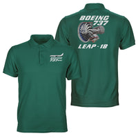 Thumbnail for Boeing 737Max & CFM Leap 1B Engine Designed Double Side Polo T-Shirts
