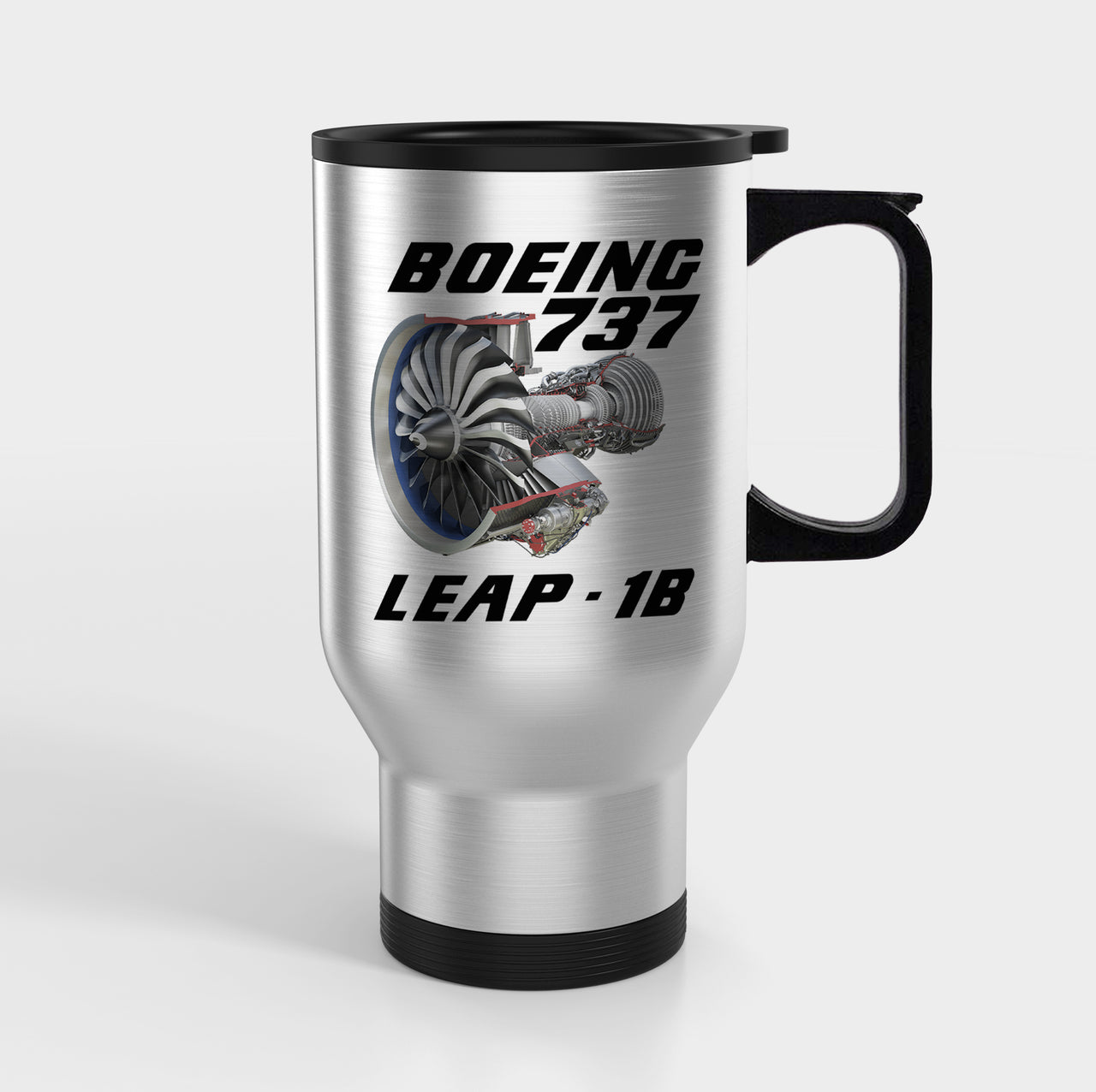 Boeing 737 & Leap 1B Engine Designed Travel Mugs (With Holder)