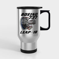 Thumbnail for Boeing 737 & Leap 1B Engine Designed Travel Mugs (With Holder)