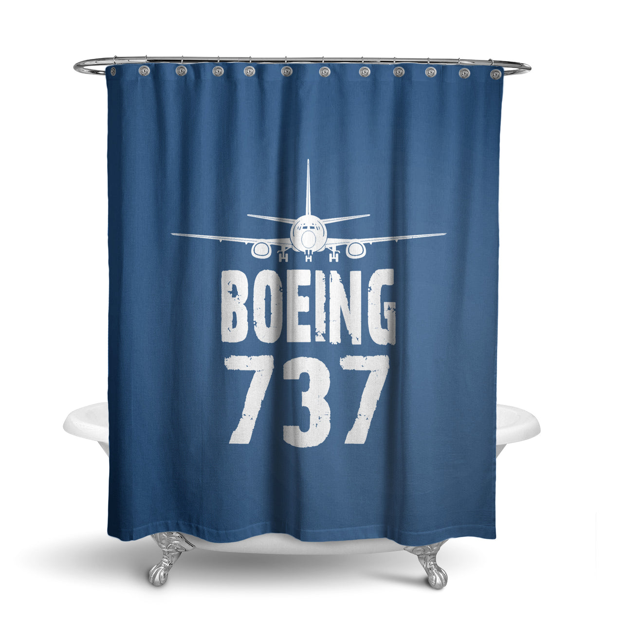 Boeing 737 & Plane Designed Shower Curtains