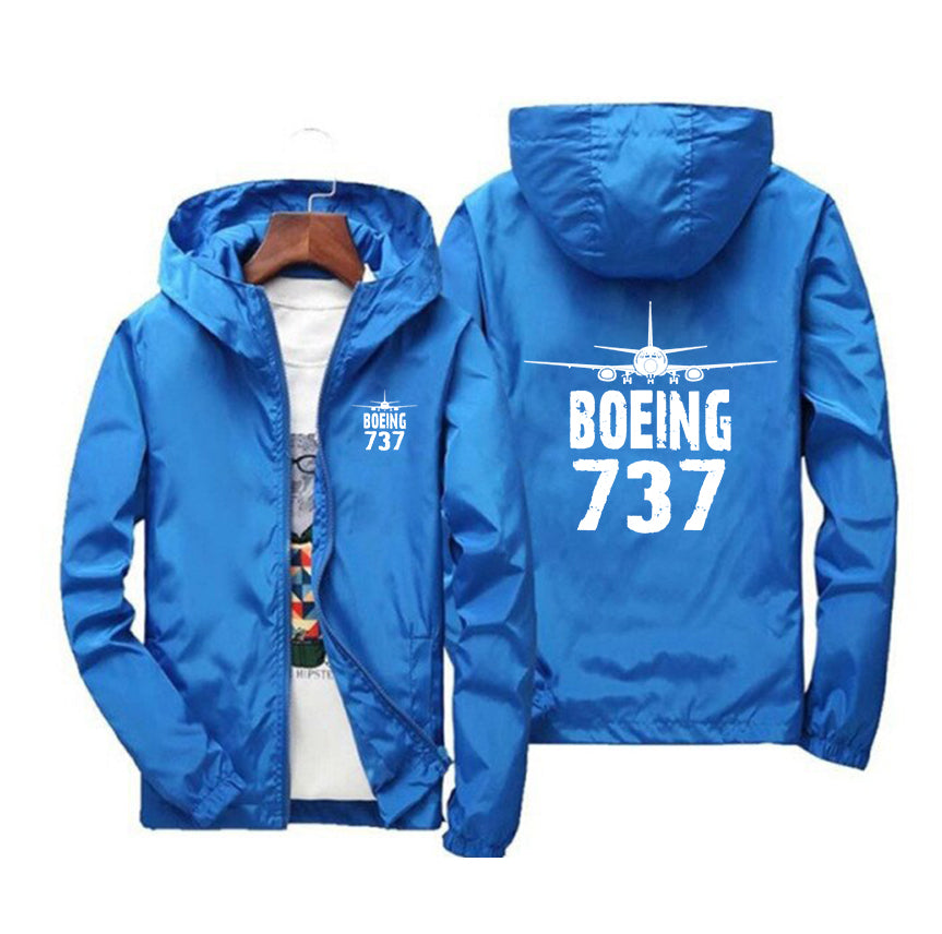 Boeing 737 & Plane Designed Windbreaker Jackets