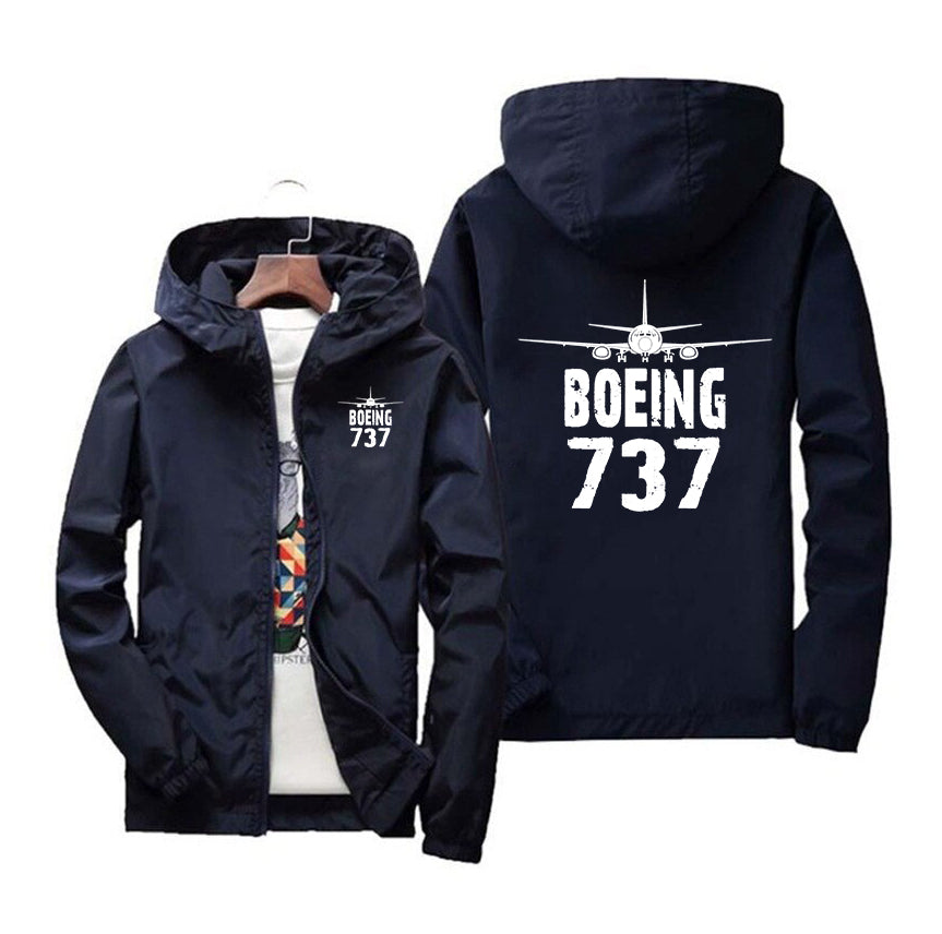 Boeing 737 & Plane Designed Windbreaker Jackets