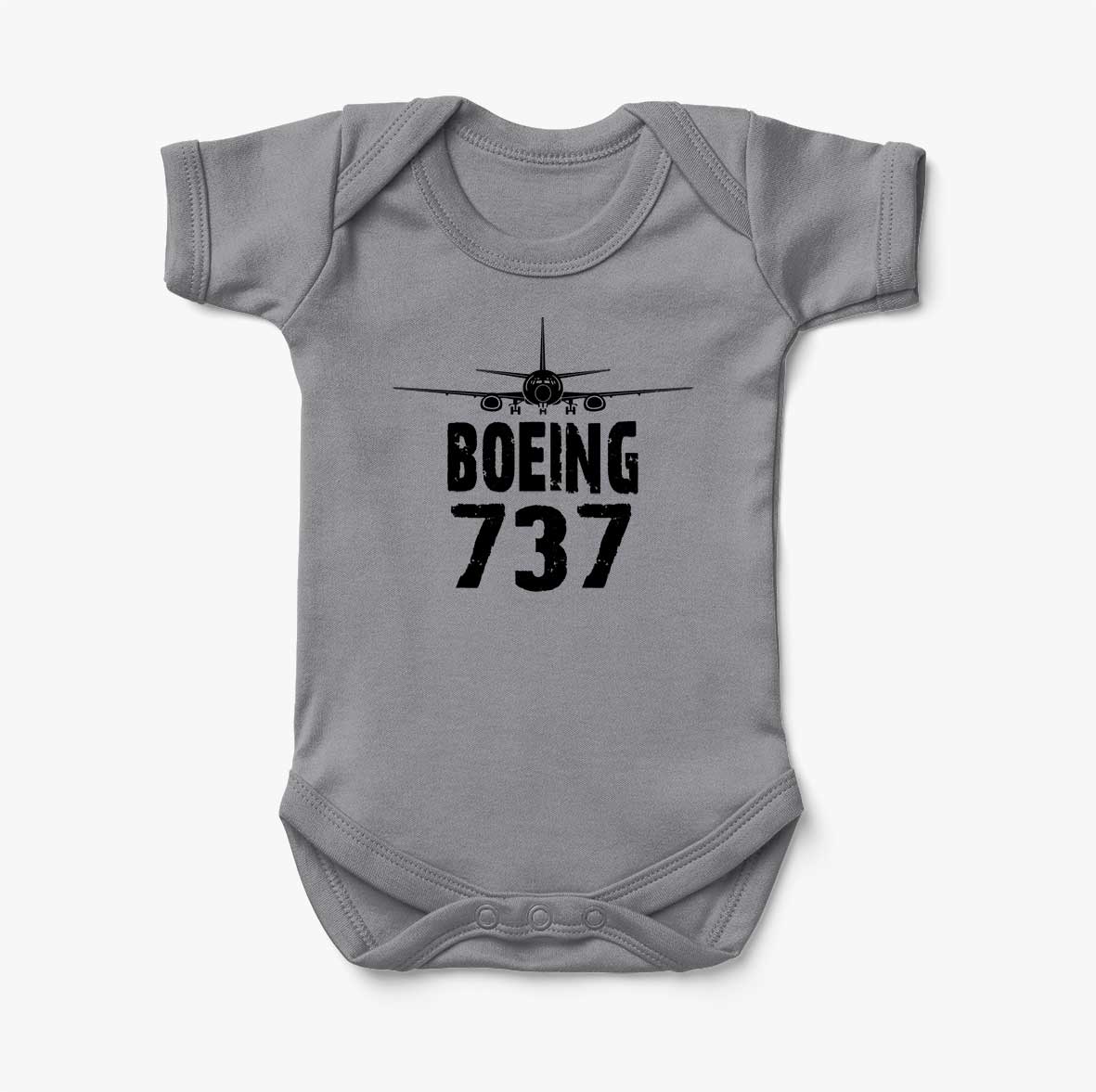 Boeing 737 & Plane Designed Baby Bodysuits