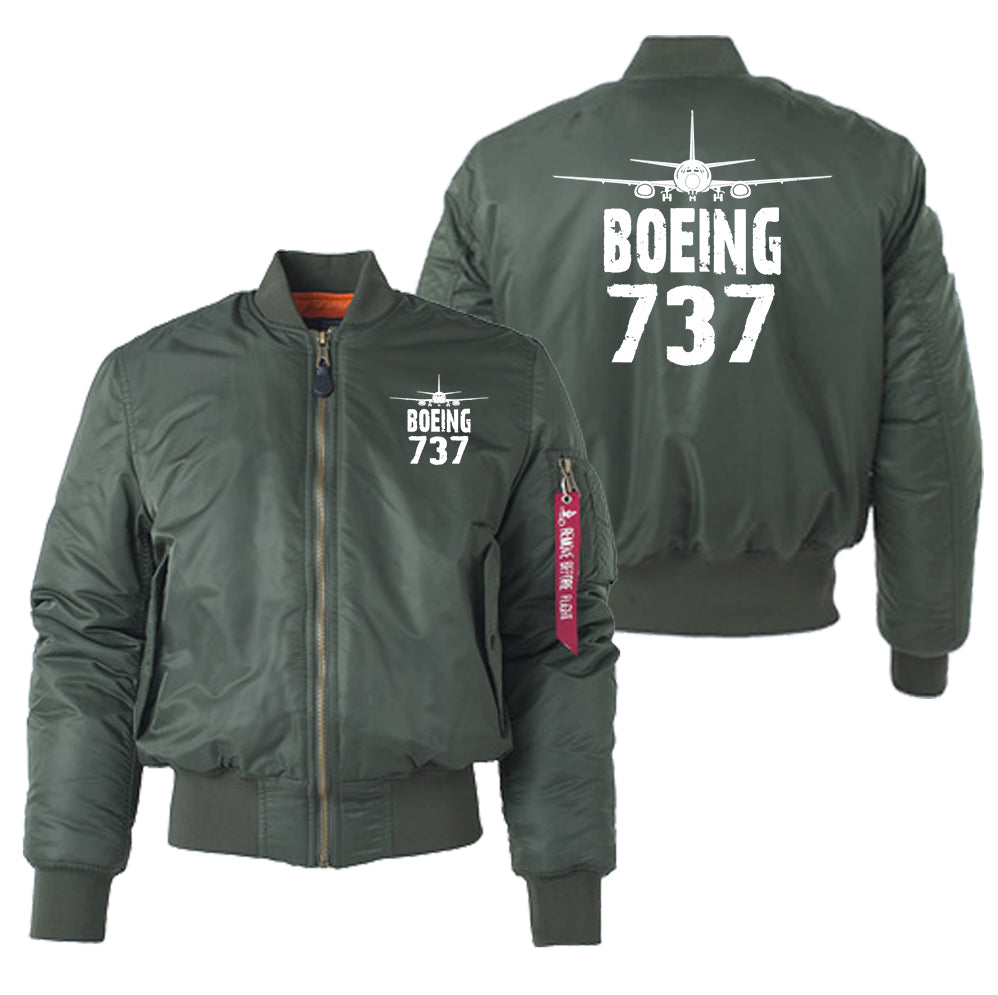 Boeing 737 & Plane Designed "Women" Bomber Jackets