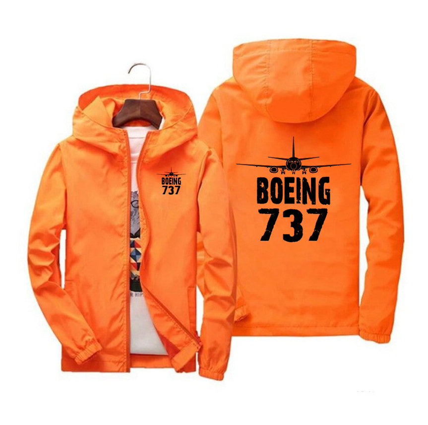 Boeing 737 & Plane Designed Windbreaker Jackets