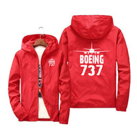Thumbnail for Boeing 737 & Plane Designed Windbreaker Jackets