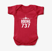 Thumbnail for Boeing 737 & Plane Designed Baby Bodysuits